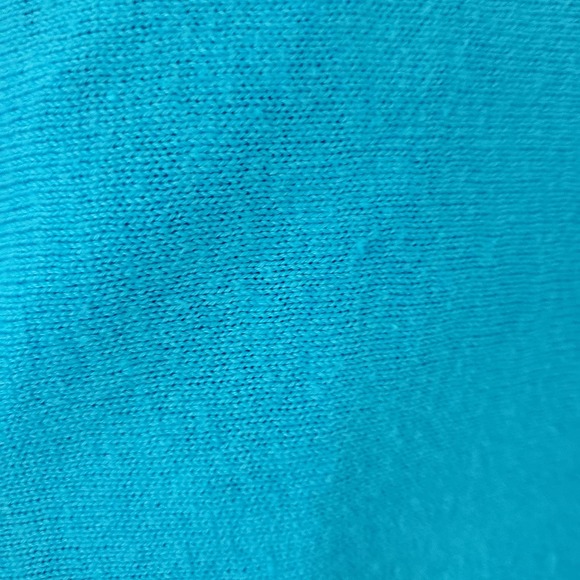 J. Jill Blue Linen Blend Draped Open Front Cardigan L Airy Soft Relaxed Modest - Picture 10 of 11